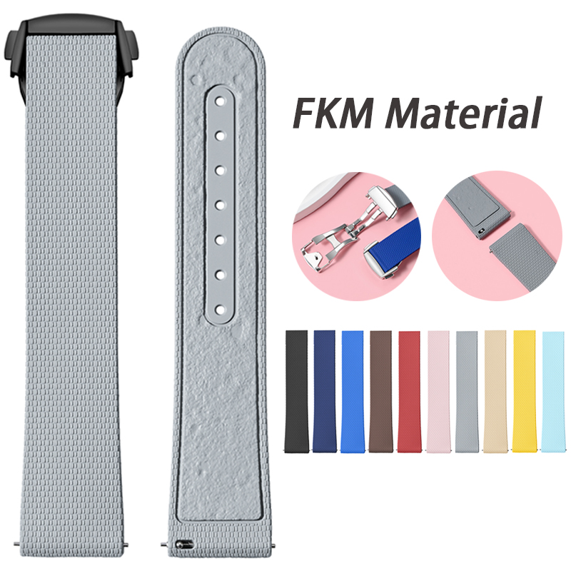 Omega Watch Seamaster - Fluoro Rubber Strap for Swatch X