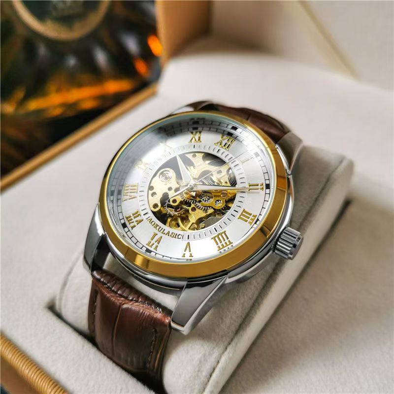 Seiko Watch Presage - Elegant Men's Automatic Mechanical Watch with