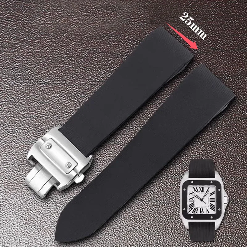 Cartier Watch Tank - For Cartier Santos 100 W2020007 Waterproof