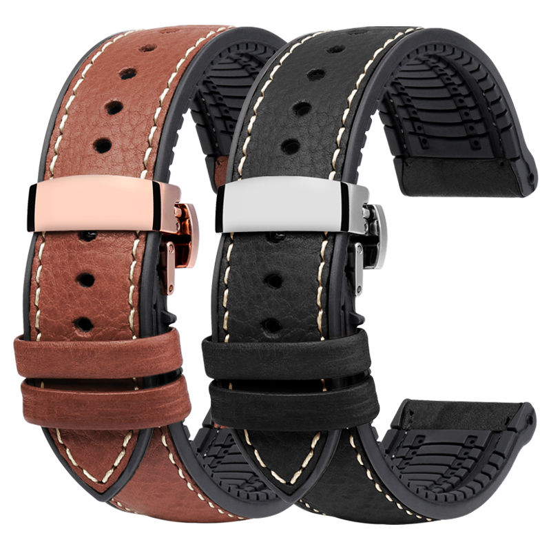 Omega Watch Speedmaster - For Omega Watch Strap Genuine Leather
