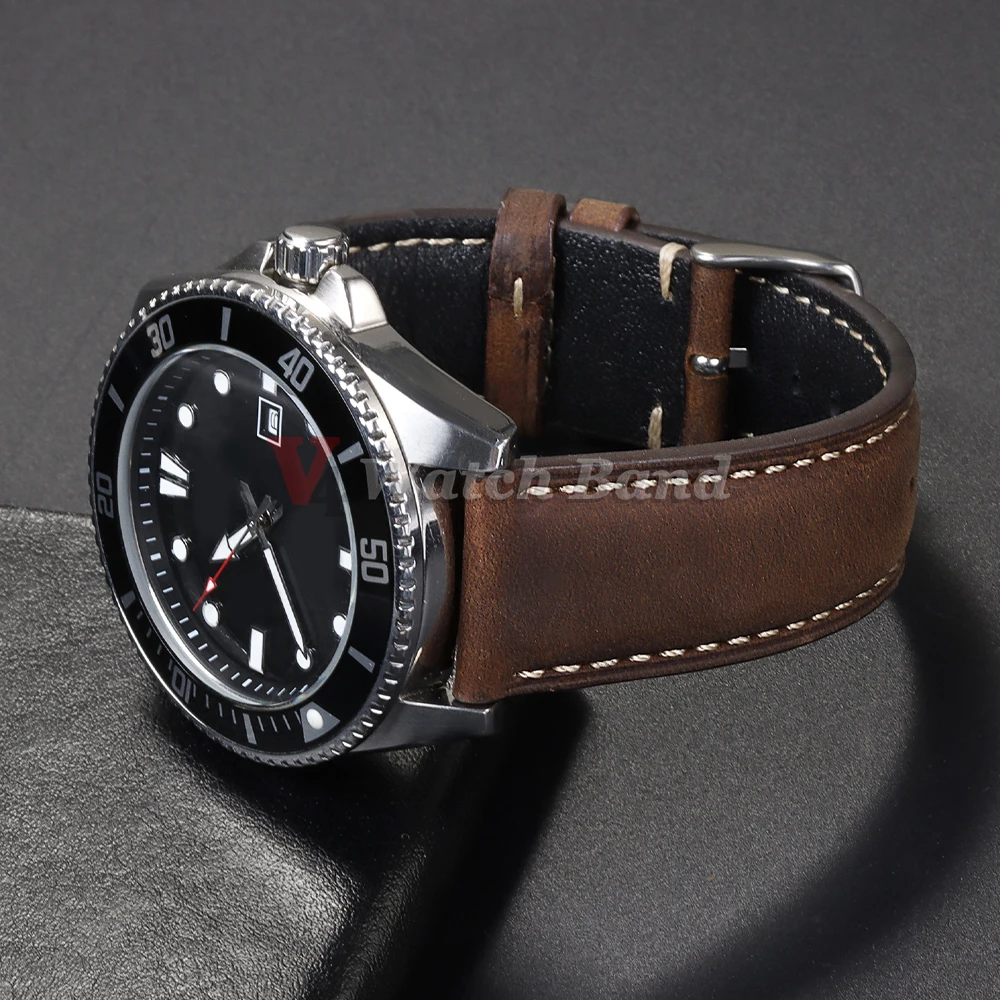 Genuine Calfskin Watchband for - Omega Watch Speedmaster 评论和价格