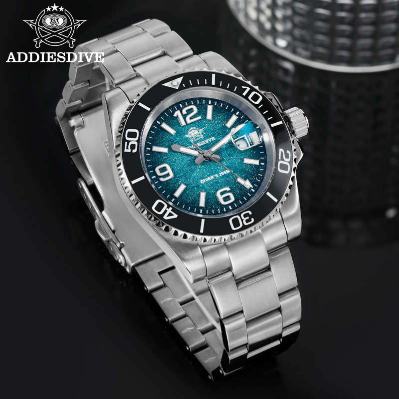 ADDIESDIVE 41mm Men's Diving W - Rolex Watch Submariner 评论和价格