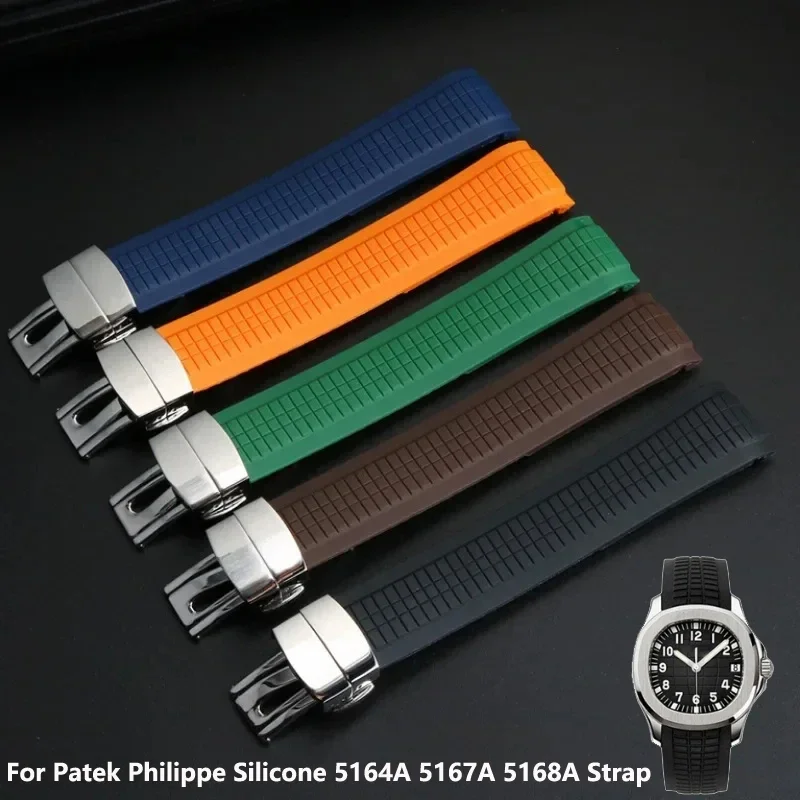 Rubber Watchband Aquanaut Fits - Patek Philippe Watch Aquanaut 评论和价格