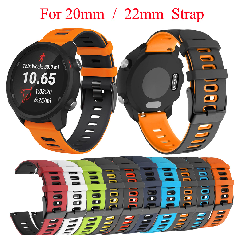 20 22mm Sport Silicone Watch B - Silicone Watch Band 22Mm 评论和价格
