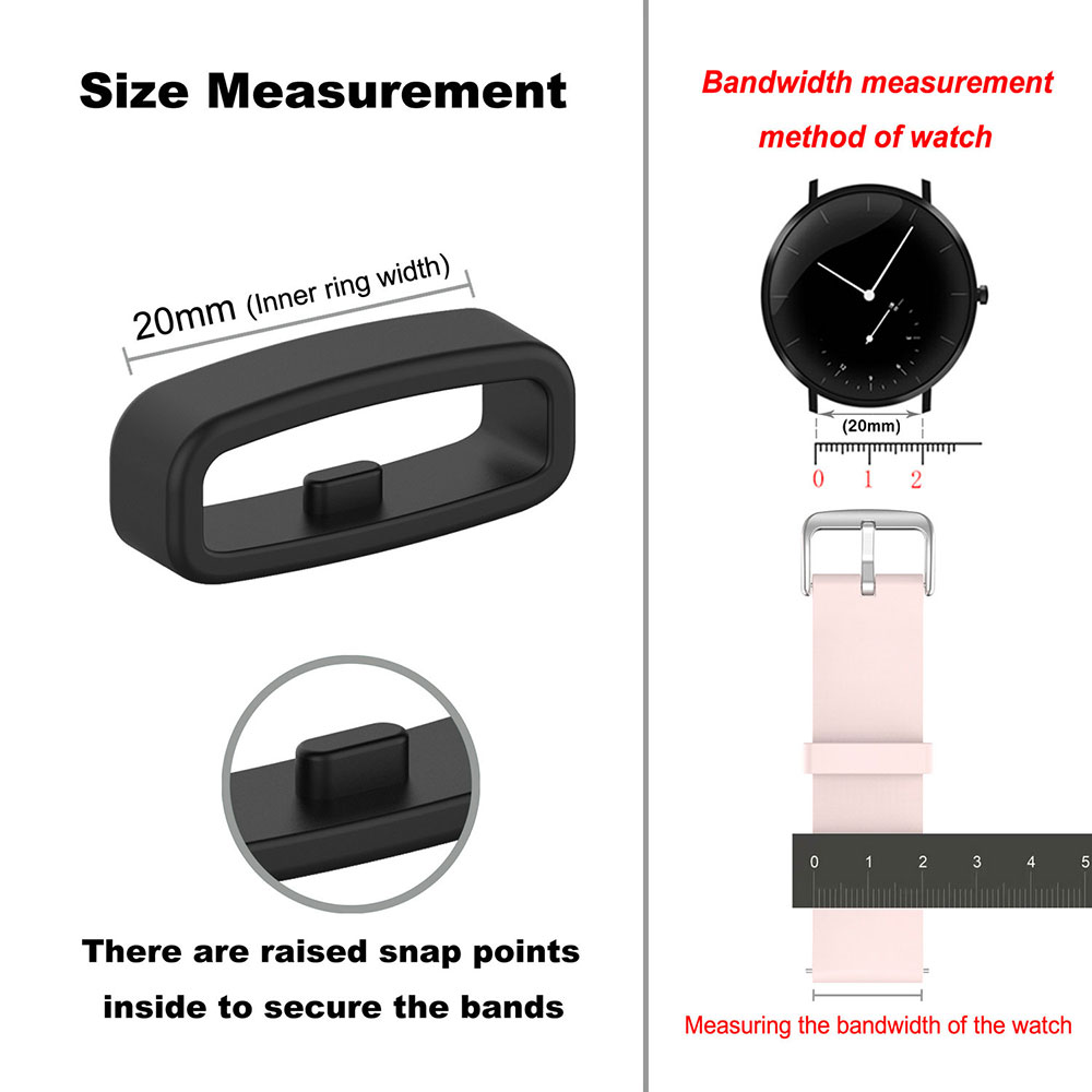 18 20 22mm Watch Band Ring Rub - Silicone Watch Band 22Mm 评论和价格