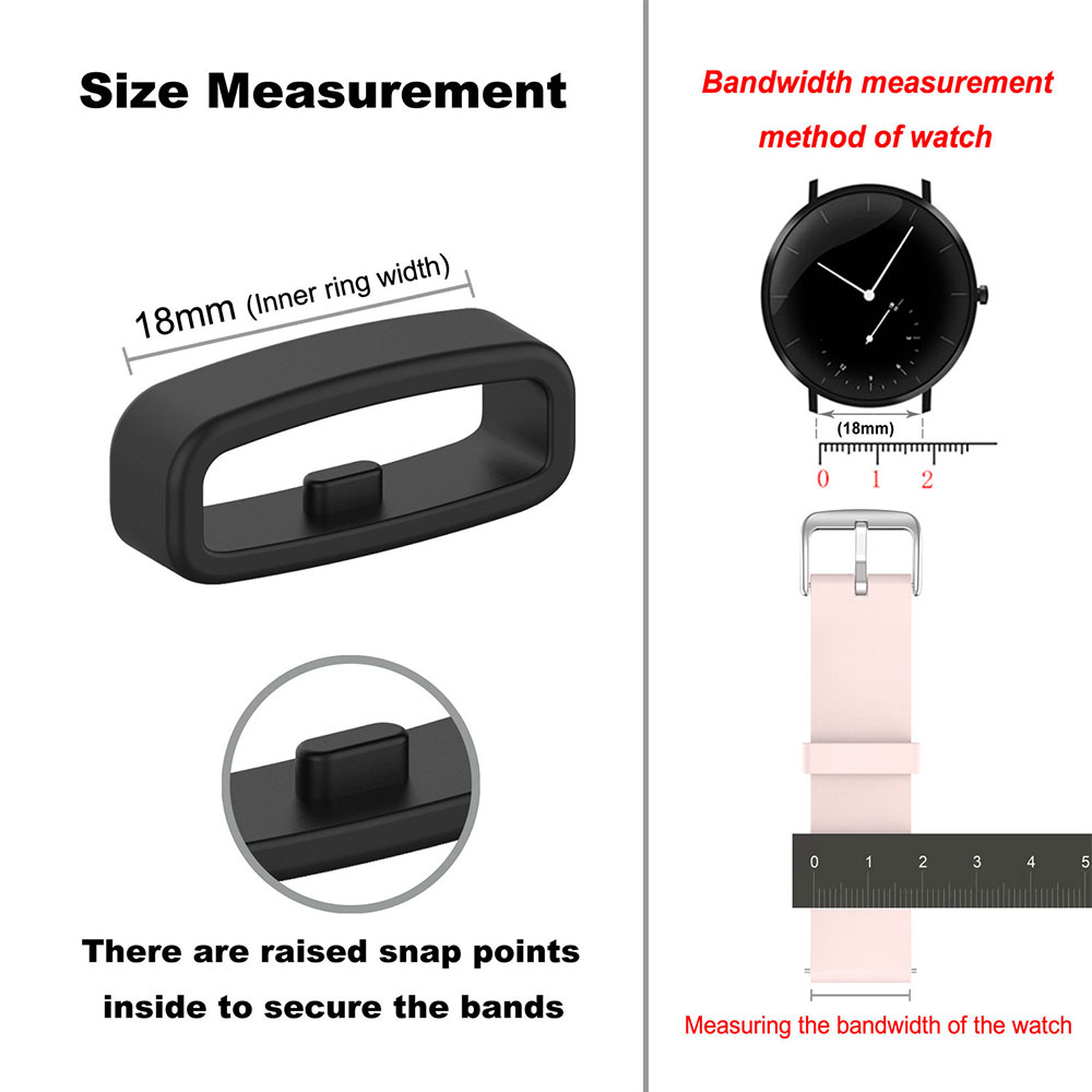 18 20 22mm Watch Band Ring Rub - Silicone Watch Band 22Mm 评论和价格