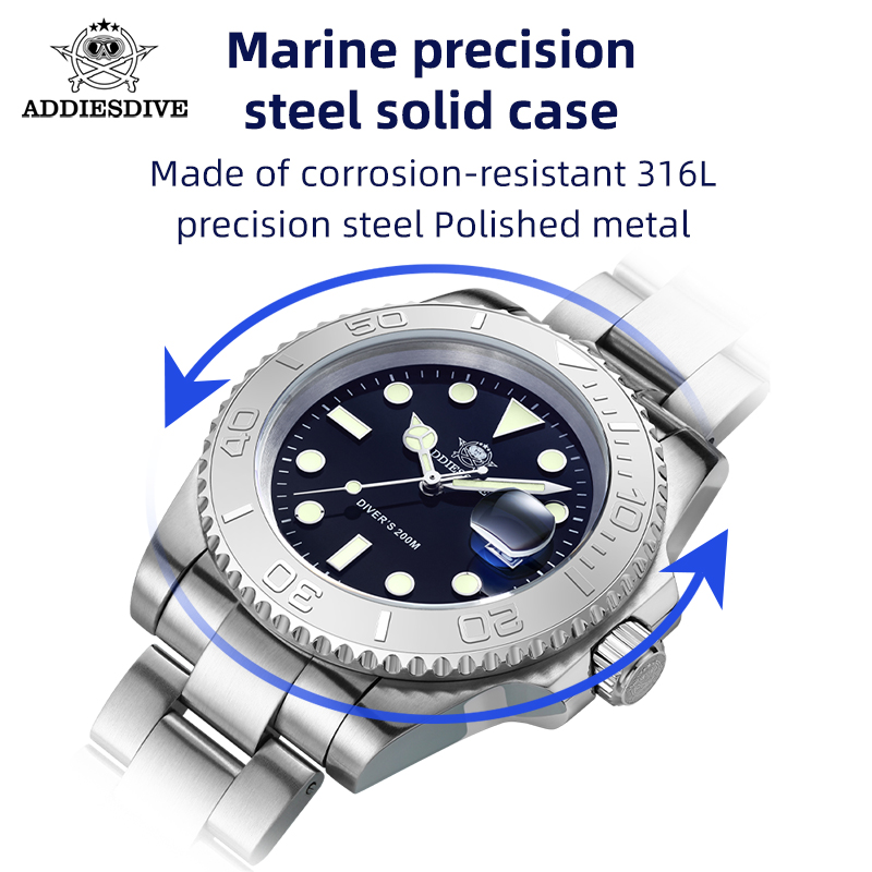 ADDIESIDVE Men's Stainless Ste - Rolex Watch Submariner 评论和价格