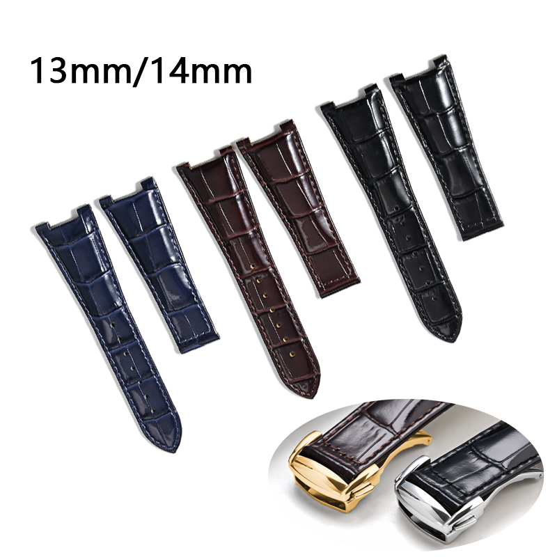 Genuine Leather Watchband For  - Omega Watch Speedmaster 评论和价格