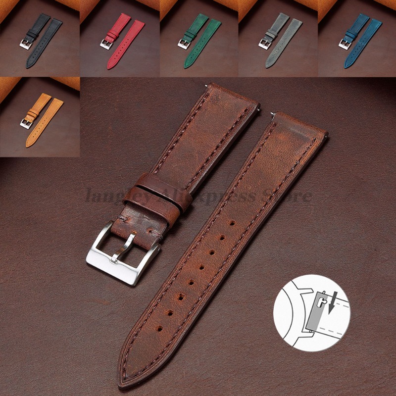 Quick Release Vintage Retro Ge - Leather Strap Quick Release 评论和价格