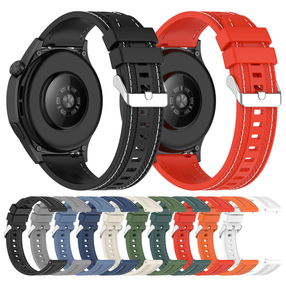 22mm Stitching silicone univer - Silicone Watch Band 22Mm 评论和价格