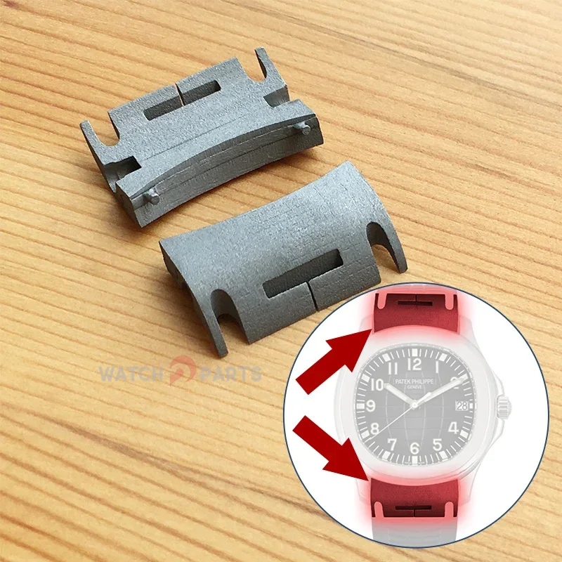 Strap Metallic Inserts Inside  - Patek Philippe Watch Aquanaut 评论和价格