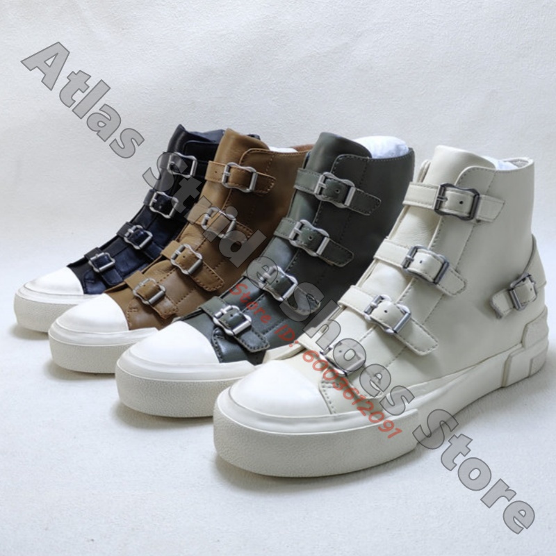 Contrast High Top Sneakers Mul - Mesh Strap Metal 评论和价格