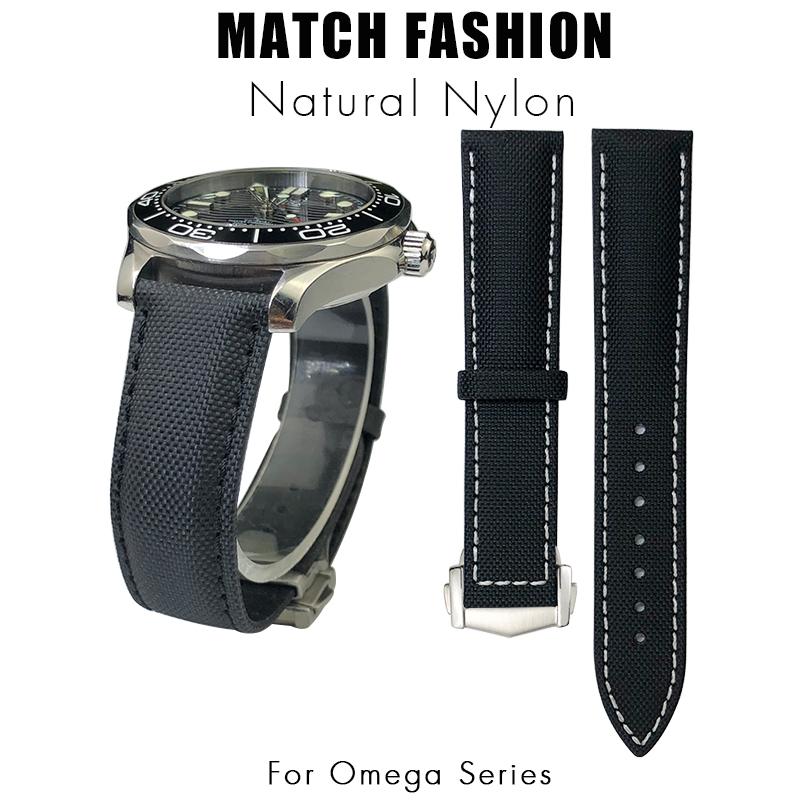 19mm 20mm 21mm 22mm Nylon Leat - Omega Watch Speedmaster 评论和价格
