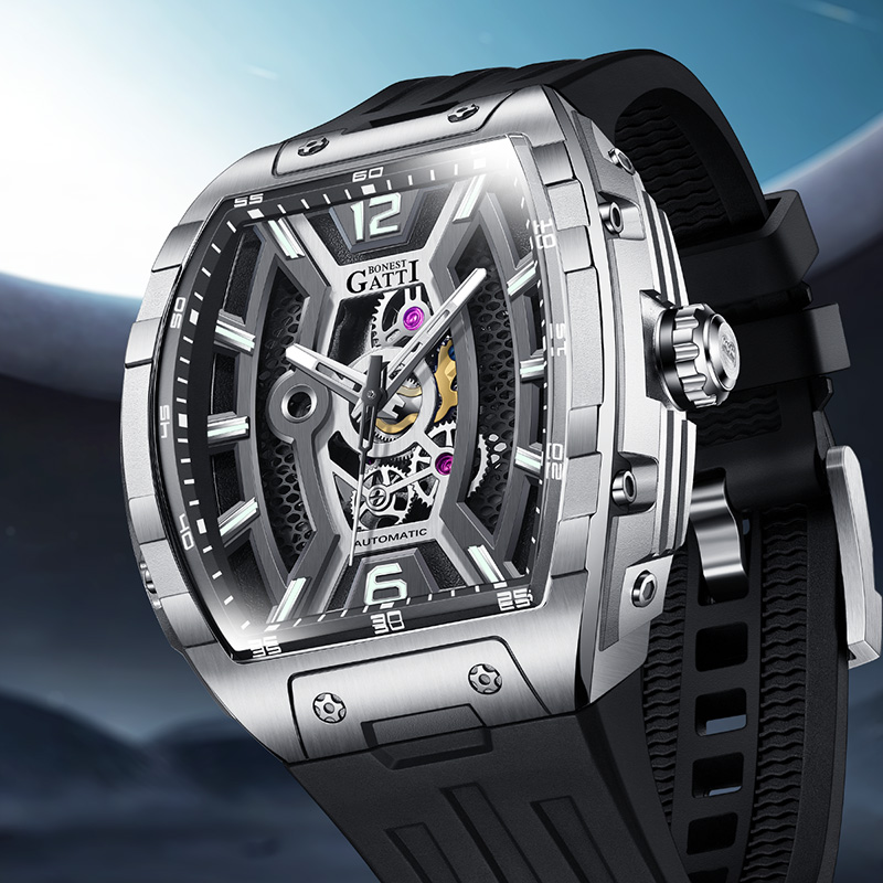 BONEST GATTI Germany Automatic - Rubber Strap Diver 评论和价格