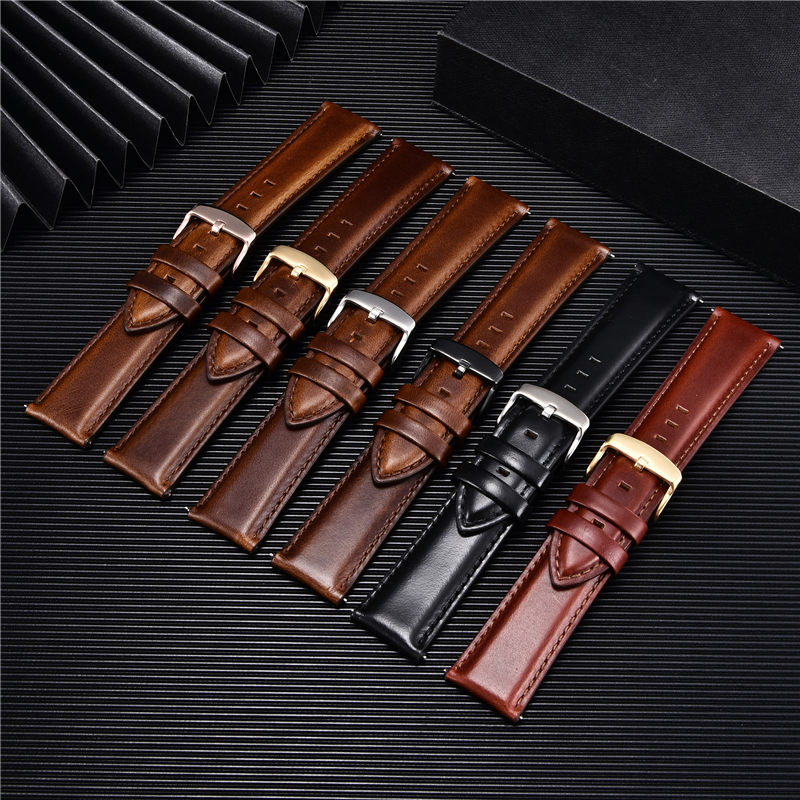 High Quality Genuine Leather W - Leather Strap Quick Release 评论和价格