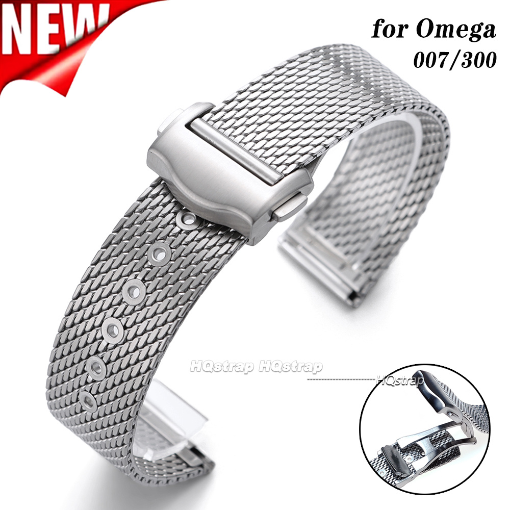 Stainless Steel Watch Strap 20 - Omega Watch Seamaster 评论和价格