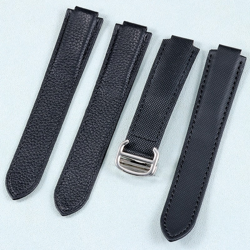 Nylon canvas watchband for BAL - Cartier Watch Ballon Bleu 评论和价格