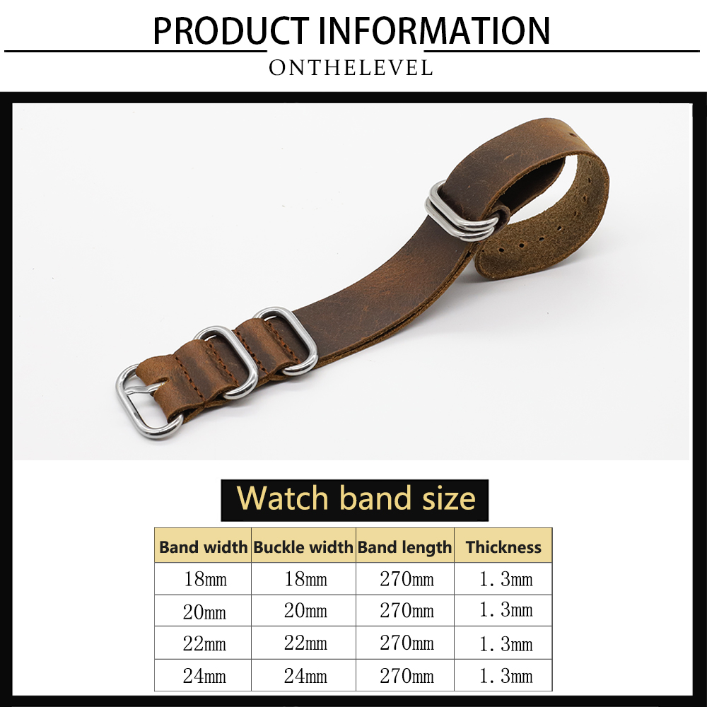 Genuine Leather Watch Band 18m - Suede Strap Watch 评论和价格