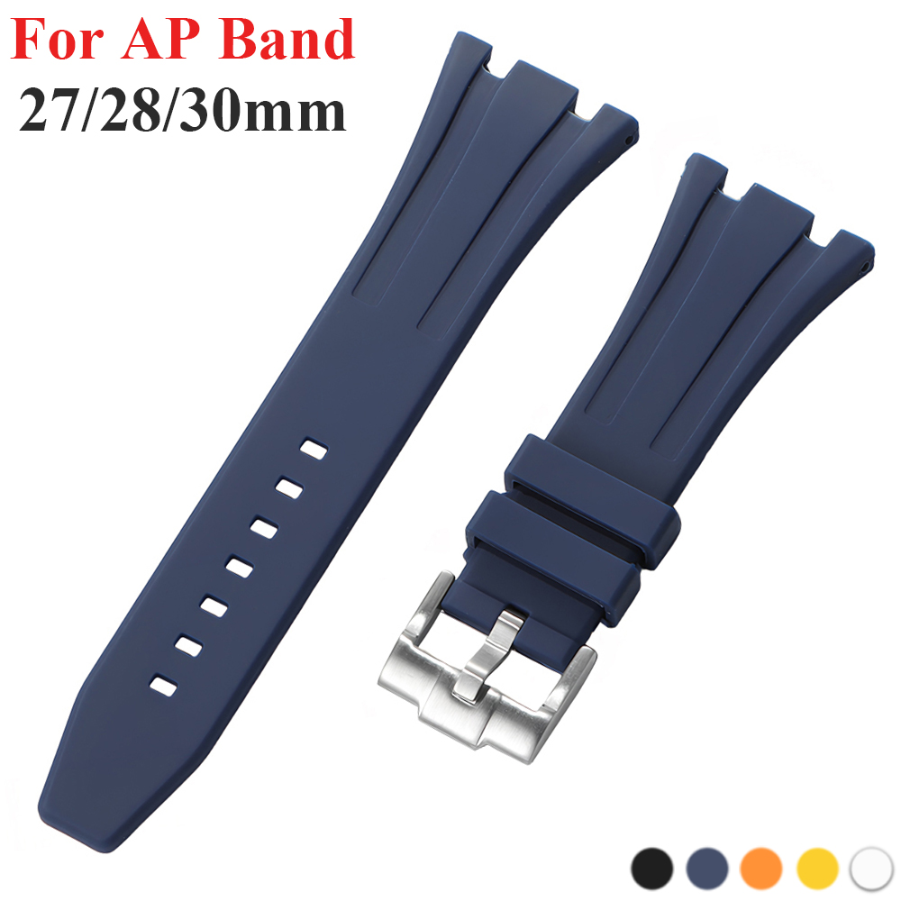 27mm 28mm 30mm Rubber Strap fo - Audemars Piguet Watch Royal Oak 评论和价格
