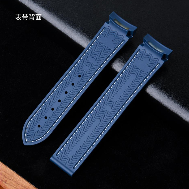 Curved End Rubber Silicone Wat - Omega Watch Speedmaster 评论和价格