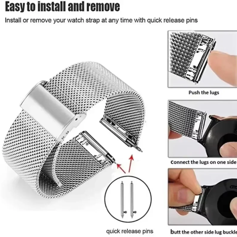 18mm Magnetic Milanese Bracele - Milanese Loop Magnetic 评论和价格