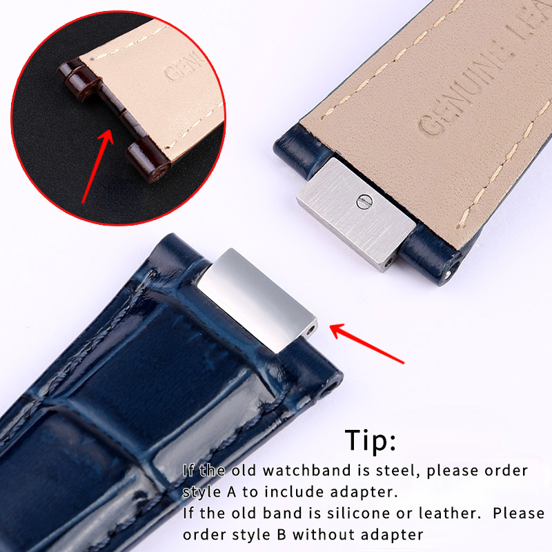 25X13mm notch Genuine Leather  - Patek Philippe Watch Nautilus 评论和价格