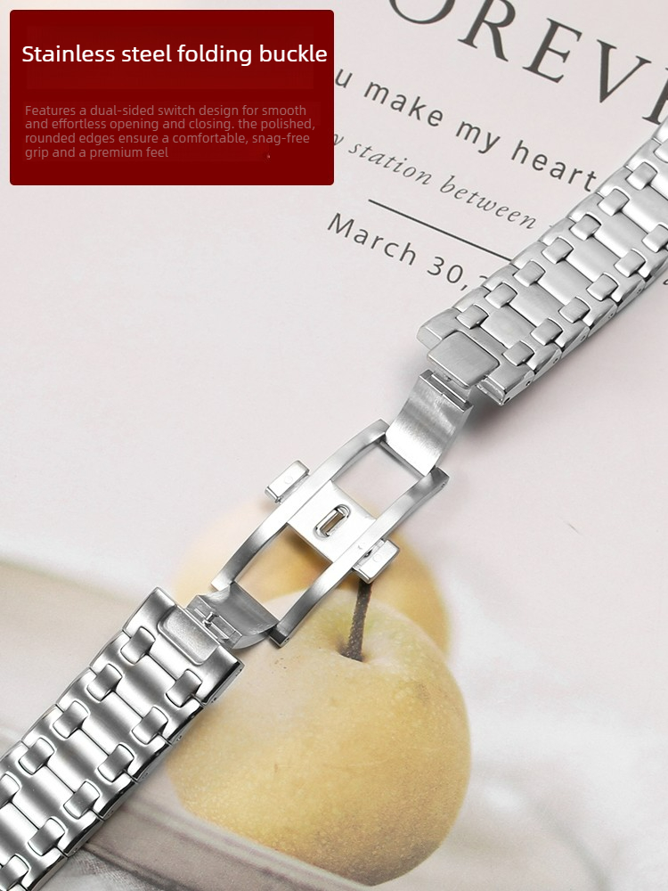 Stainless Steel Watch Strap fo - Audemars Piguet Watch Royal Oak Offshore 评论和价格