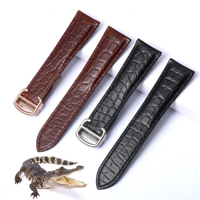 Alligator Genuine Leather Watc - Cartier Watch Tank 评论和价格