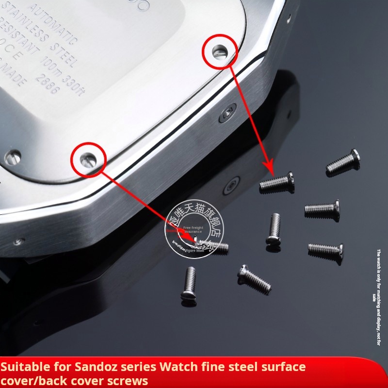 Solid Stainless steel Screw Fo - Cartier Watch Santos 评论和价格