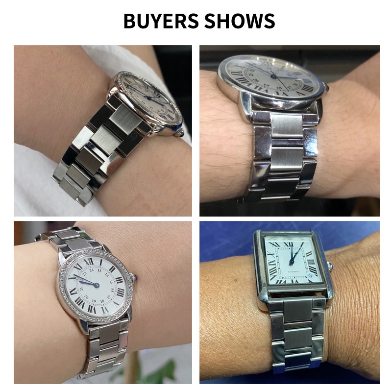 For Cartier Tank Londun SOLO C - Cartier Watch Tank 评论和价格