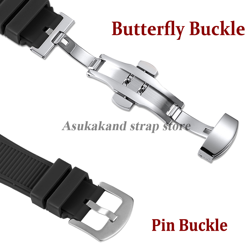 Silicone Watch Strap 25*13mm F - Patek Philippe Watch Aquanaut 评论和价格