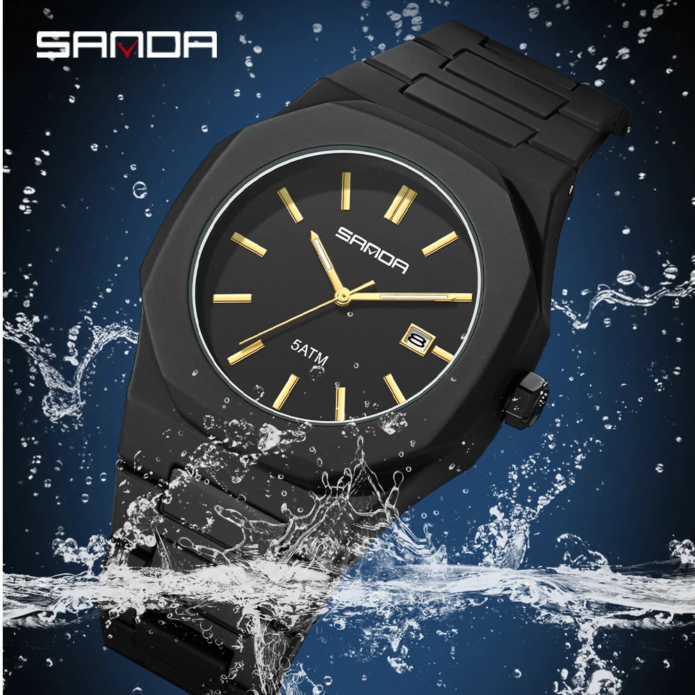 2025 SANDA Fashion Men's and W - Rubber Strap Diver 评论和价格