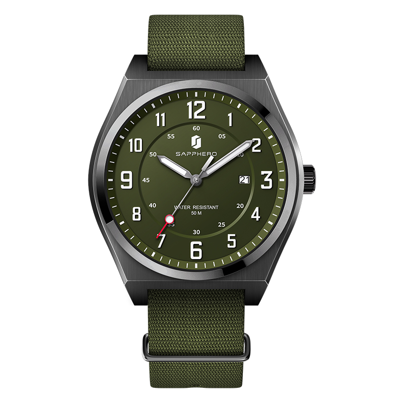 SAPPHERO Men's Sports Quartz W - Tropic Strap Vintage 评论和价格