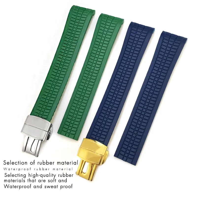 High Quality RubberWatchband f - Patek Philippe Watch Aquanaut 评论和价格
